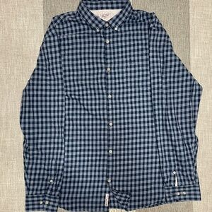 Original Penguin by Munsingwear Blue Gingham Button‑Down Shirt XXL